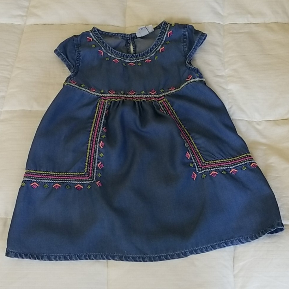 Cherokee Girls Embroidered Dress Size XS